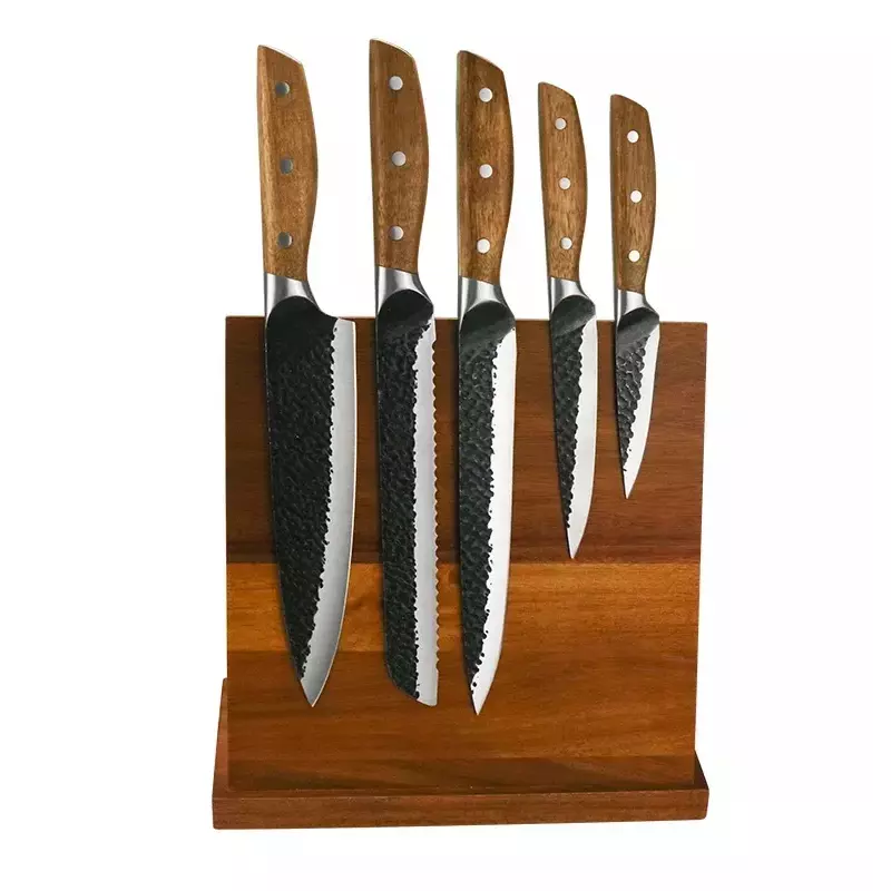 Wooden Handle Kitchen Knife