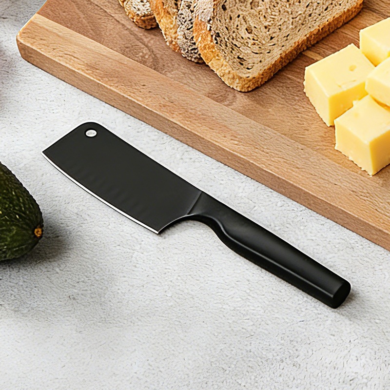 3 Pcs Black oxidation cheese Knife Set with cutting board- S023A