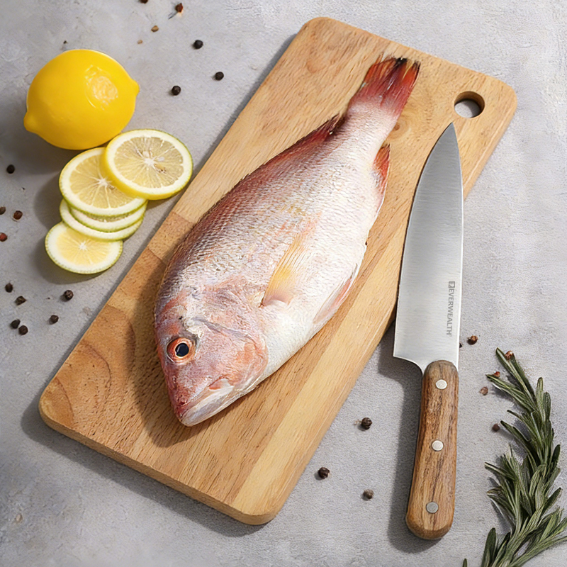 2 Pcs kitchen Knife Set with cutting board- M012