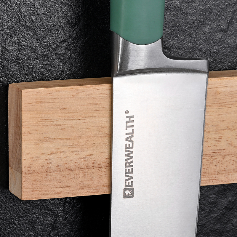20.5cm, 35.5cm, 40.5cm,45cm and 60cm Rubber wood Magnetic Knife Holder - Rubber wood