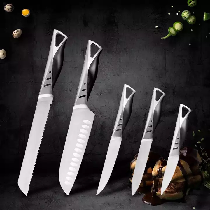 5 Pcs Stainless Steel Kitchen Knife Set