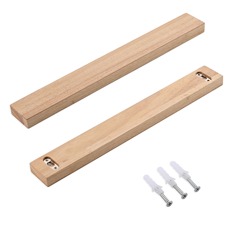 20.5cm, 35.5cm, 40.5cm,45cm and 60cm Rubber wood Magnetic Knife Holder - Rubber wood