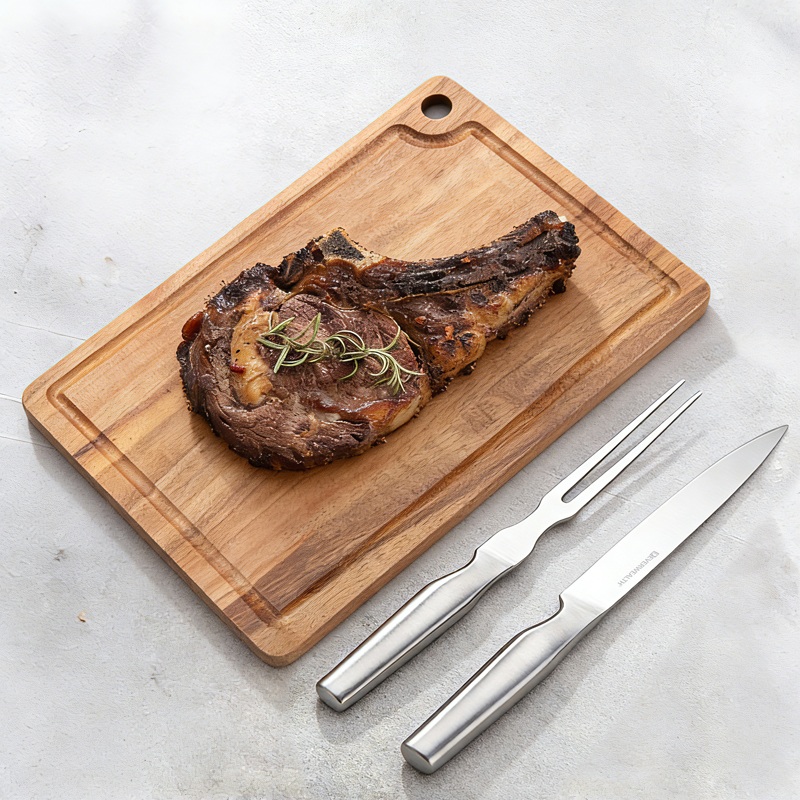 3 Pcs kitchen Knife Set with cutting board- S023A