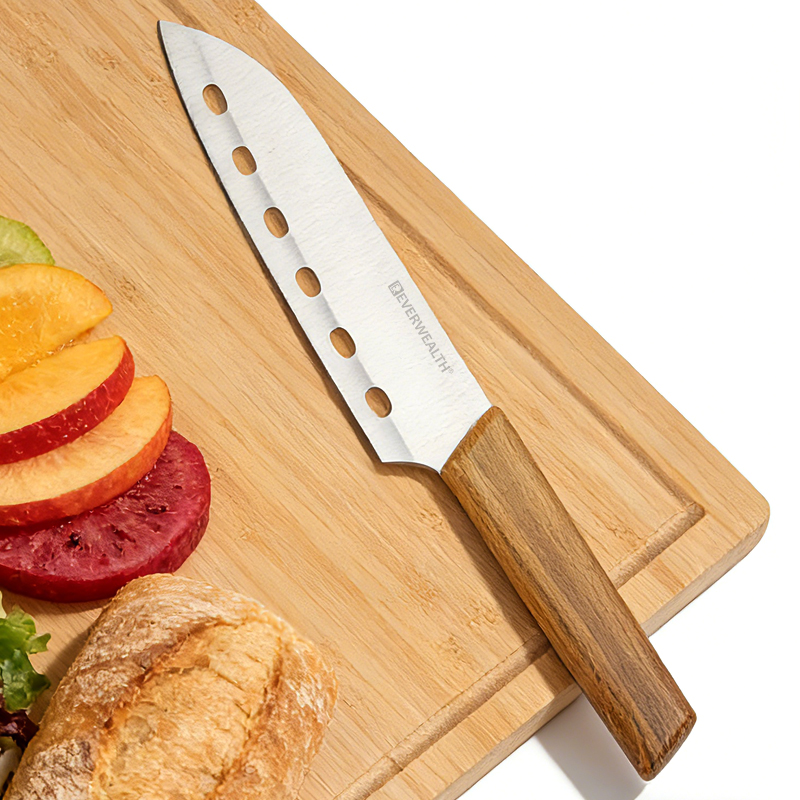 3pcs kitchen Knife Set with bamboo cutting board