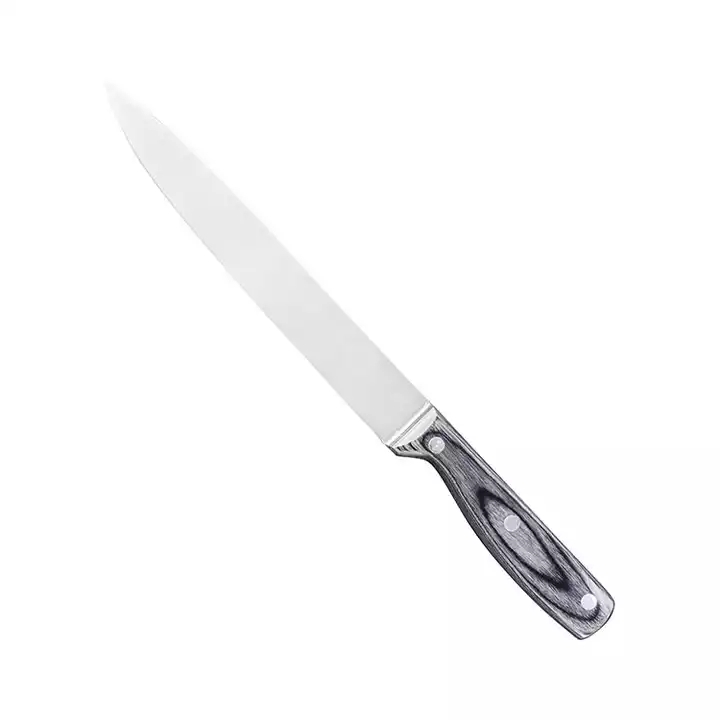 Stainless Steel Knife Set With Pakka Wood Handle - M003-L