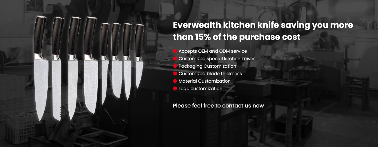 EVERWEALTH Kitchen Knife Set Manufacturing